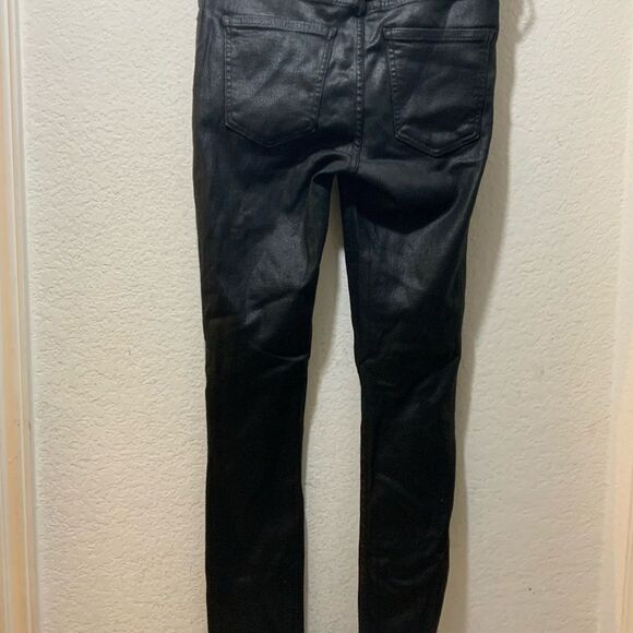 Citizens of Humanity Rocket High Rise Skinny Gunmetal Coated Jeans - Picture 4 of 8